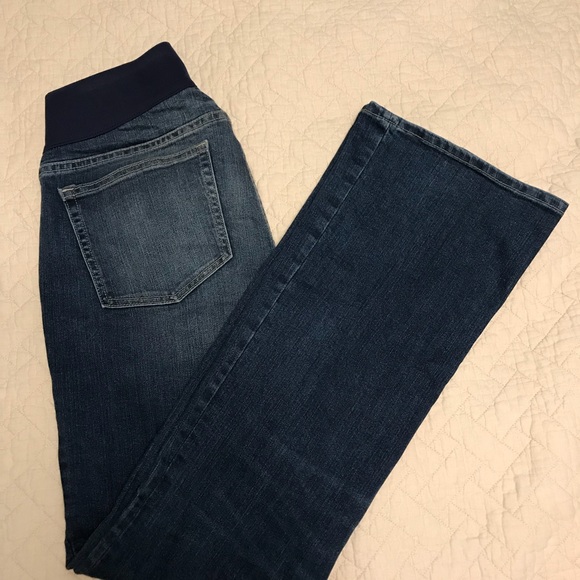 Gap Maternity Long and Lean Flare Jean 27R - Picture 2 of 3
